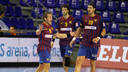 El Barça Intersport davant el repte de Lleó.FOTO:ARXIU-FCB