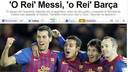 World press hail Barça win