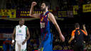 Navarro, lors de son record de point sen Euroligue. PHOTO: ÀLEX CAPARRÓS-FCB.