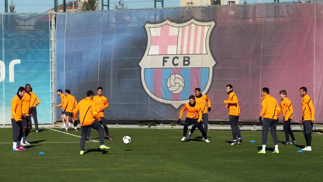 The team training at the Ciutat Esportiva / PHOTO: MIGUEL RUIZ - FCB