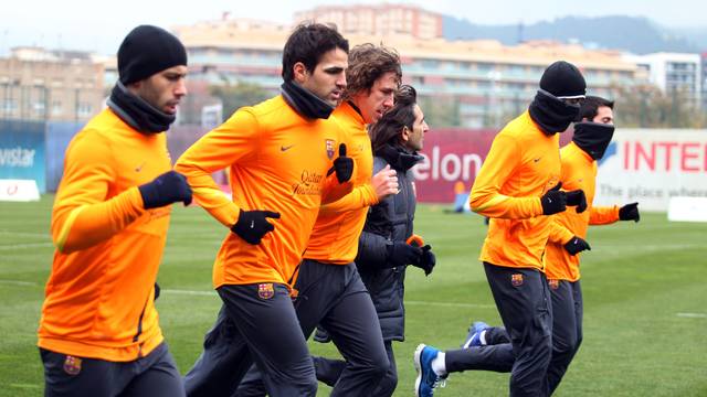 Training session / PHOTO: ARCHIVE FCB