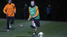 Pedro and Iniesta train with the group