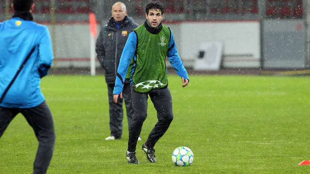 Training session at the BayArena / PHOTO: MIGUEL RUIZ - FCB