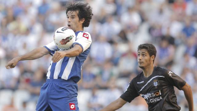 Valerón, en acció. FOTO: RC Deportivo de La Corunya.