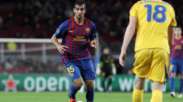 Montoya against BATE Borissov. PHOTO: MIGUEL RUIZ.