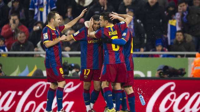 La golejada 1-5 a Cornellà, després de set dies de preparació. FOTO: MIGUEL RUIZ-FCB.