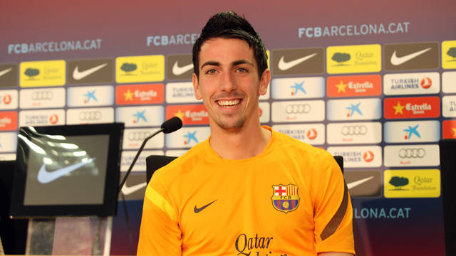Cuenca, en su primera rueda de prensa / FOTO: MIGUEL RUIZ-FCB
