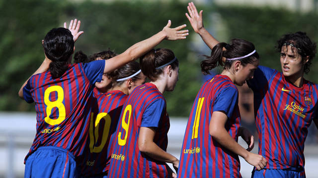 Barça's women's football team is having a fantastic season / PHOTO: Arxiu FCB