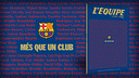 Historic edition on Barça from L’Équipe Magazine