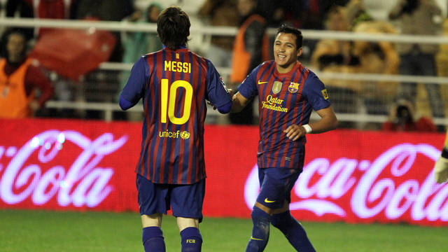 Messi and Alexis / PHOTO: MIGUEL RUIZ - FCB