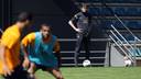 Barça train ahead of last Liga match of the season