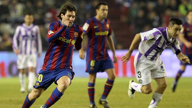 Barça vs Valladolid in the 2009/10 season / PHOTO: ARXIU FCB
