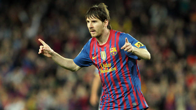 Messi va marcar un dels sis gols del seu equip / FOTO: ARXIU FCB