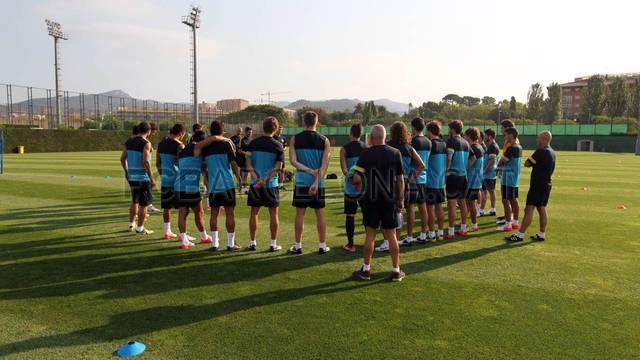 Carles Puyol i Gerard Deulofeu tornen als entrenaments / FOTO: MIGUEL RUIZ - FCB