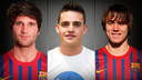 Carles Planas, Joan Àngel Román and Patric Gabarrón. PHOTO: FCB