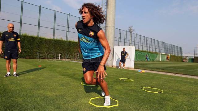 Puyol's recovery / PHOTO: MIGUEL RUIZ - FCB