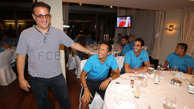 Andy García and FC Barcelona / PHOTO: MIGUEL RUIZ - FCB