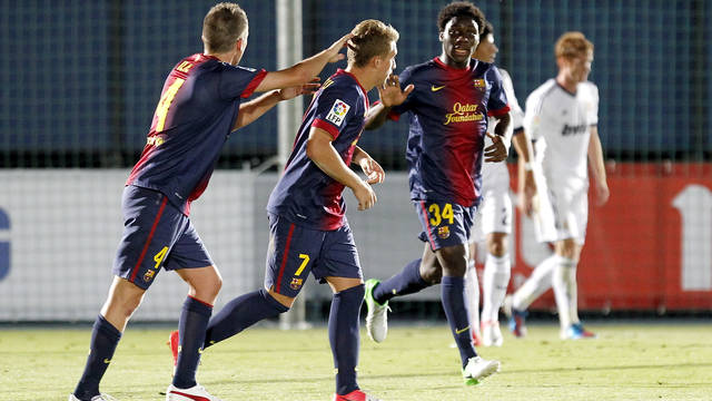 R. Madrid Castilla-FCB B. PHOTO: realmadrid.com