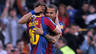 Messi & Alves, four unbeaten years at the Bernabéu
