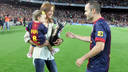 The Camp Nou's tribute to Iniesta