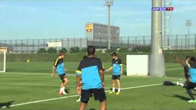 FC Barcelona - Entrenament 04/09/2012
