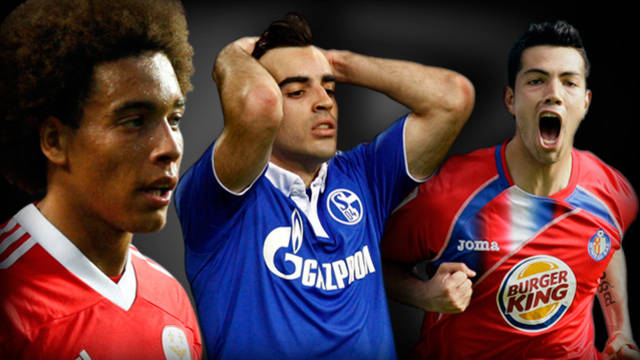 Witsel (left) leaves Benfica, Jurado (middle) joins Spartak and Miku (right) signs for Celtic 