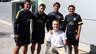 Maynard with the first team players / FOTO: MIGUEL RUIZ - FCB