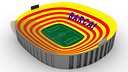 Mosaic at the Camp Nou for Sunday’s clásico