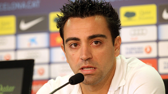 Xavi. PHOTO: MIGUEL RUIZ-FCB.