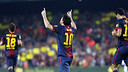 Messi celebrates a goal against Real Madrid / PHOTO: MIGUEL RUIZ