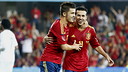 Entre Pedro y Villa han marcado los tres primeros goles / FOTO: CARMELO RUBIO (RFEF)