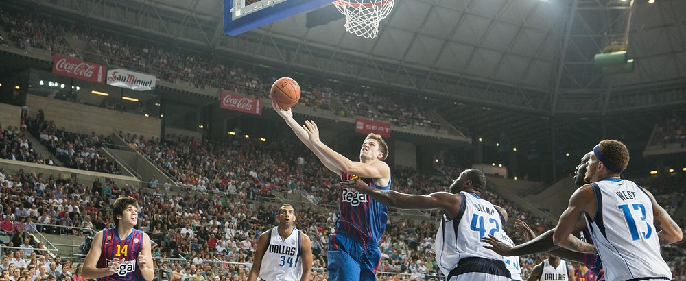 Rabaseda against the Mavericks / PHOTO: GERMÁN PARGA-FCB