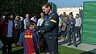 Squad thrilled to meet Gabriel / PHOTO: MIGUEL RUIZ - FCB