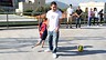 Squad thrilled to meet Gabriel / PHOTO: MIGUEL RUIZ - FCB
