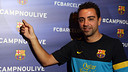 Xavi, protagonista del segon #CampNouLive. FOTO: MIGUEL RUIZ-FCB.