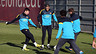 Training session for Champions League