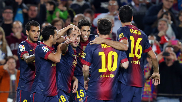 FC Barcelona against Còrdova / FOTO: ARXIU FCB