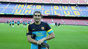 Agreement to extend Pinto contract to June 30, 2014 / PHOTO: MIGUEL RUIZ - FCB