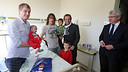 Visita als hospitals de Barcelona / FOTO: MIGUEL RUIZ - FCB