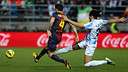 Cesc vs Málaga. PHOTO: MIGUEL RUIZ-FCB.