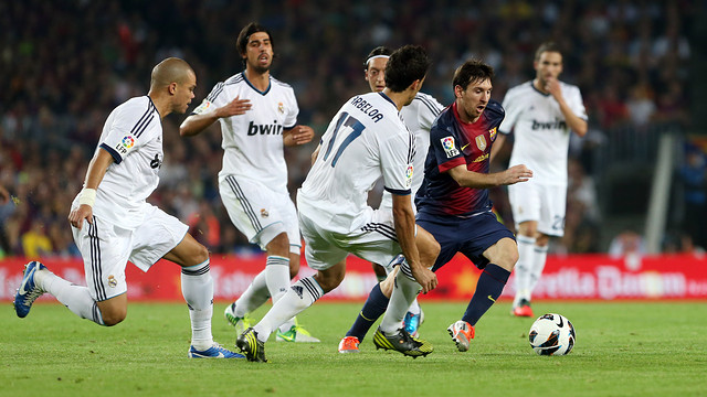 Messi, durant el partit contra el Madrid. FOTO: MIGUEL RUIZ - FCB