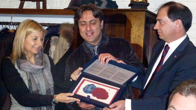 Celebration dinner at the Penya Barcelonista Lombarda / PHOTO: FCB