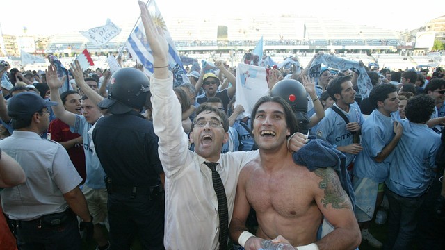 Pinto and Vázquez during 2004/05 season / PHOTO: OSCAR VÁZQUEZ-LA VOZ DE GALICIA