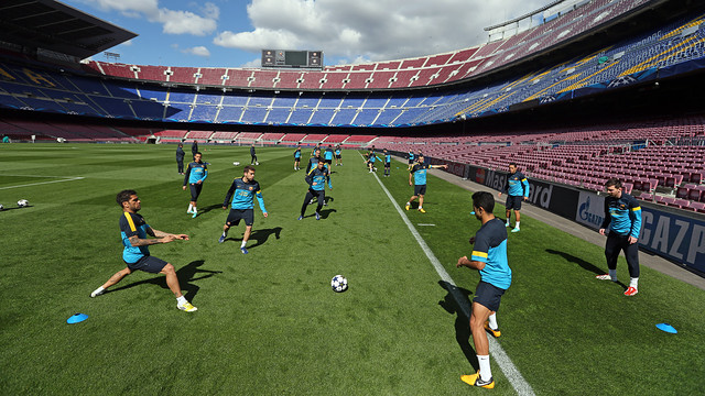 Training session at the Camp Nou / PHOTO: MIGUEL RUIZ - FCB