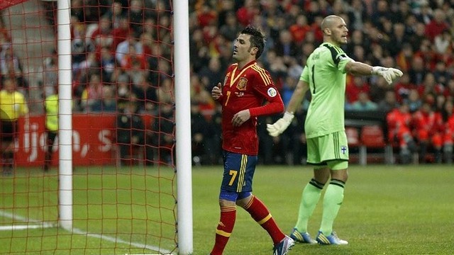    Villa against Finland / FOTO: FIFA.COM