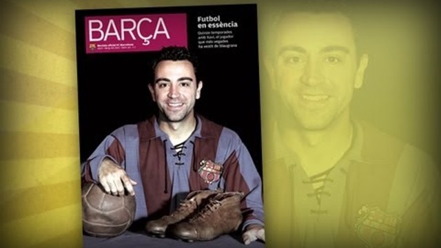 FC Barcelona - Xavi, protagonista de la Revista BARÇA