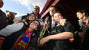 Sandro Rosell, au Camp Nou / Photo Miguel Ruiz