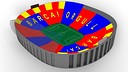 ‘Barça, Pride, Barça’, the mosaic against Bayern