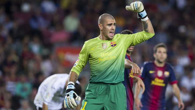 Valdés / PHOTO: ÁLEX CAPARRÓS - FCB