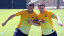 Javier Mascherano and Leo Messi today / PHOTO: MIGUEL RUIZ - FCB